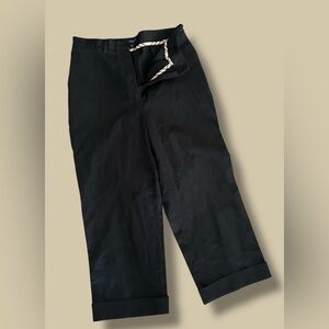 Burberry Golf Black Capris Cropped Pants